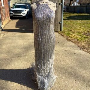 Custom made ball gown